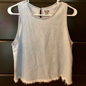 Aerie Blue jean tank top
